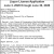 Liquor License Application