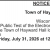 Notice of Public Test