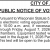Public Involvement Notice