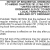 Notice of Sequential Ordinance