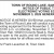 Notice of Public Test