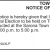 Notice of In-Person Voting