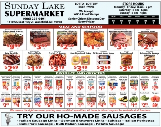 Tru Our Ho-Made Sausages