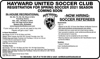 Now Hiring Soccer Referees