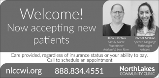 Welcome! Now Accepting New Patients