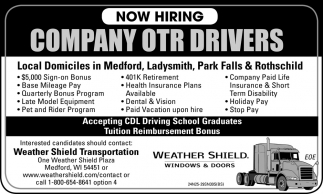 Company OTR Drivers