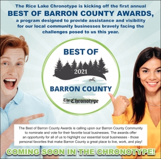 Best Of 2021 Barron County