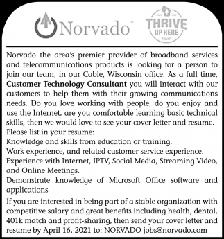 Customer Technology Consultant