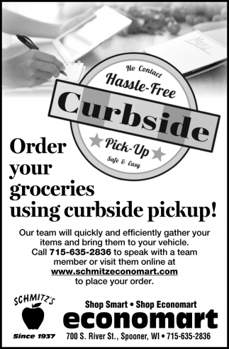 Order Your Groceries Using Curbside Pickup!