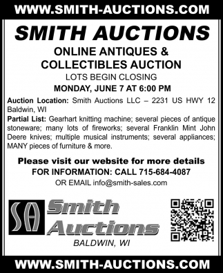 Online Antiques & Collectibles Auction