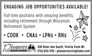 Engaging Job Opportunities Available!