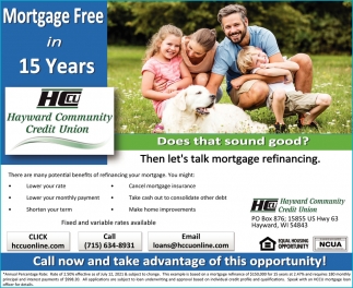 Mortgage Free in 15 Years