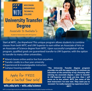 University Transfer Degree