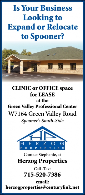 Is Your Business Looking To Expand Or Relocate To Spooner?