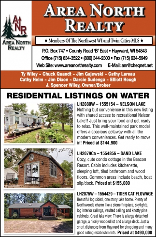 Residential Listings On Water