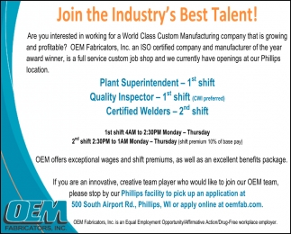 Join The Industry's Best Talent