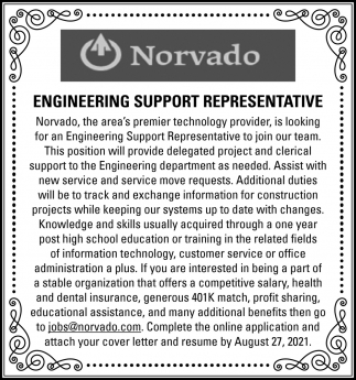 Engineering Support Representative