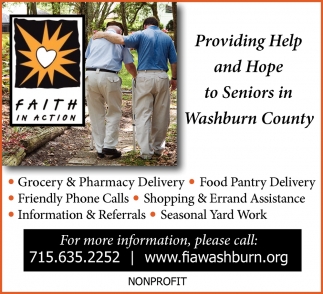 Providing Help and Hope To Seniors In Washburn County