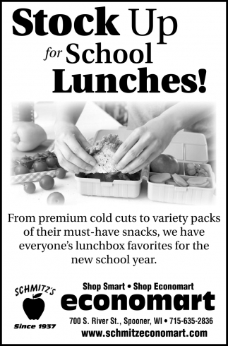 Stock Up For School Lunches