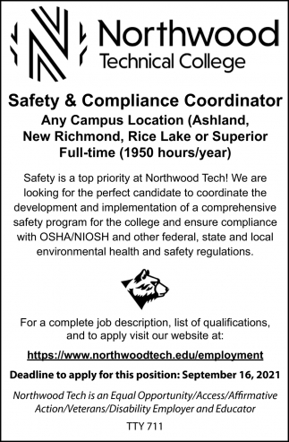 Safety & Compliance Coordinator