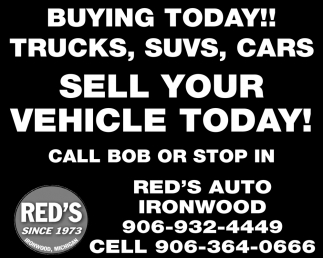 Sell Your Vehicle Today!