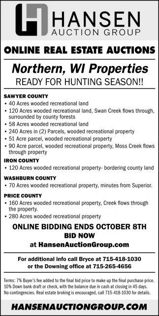 Online Real Estate Auctions