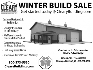 Winter Build Sale