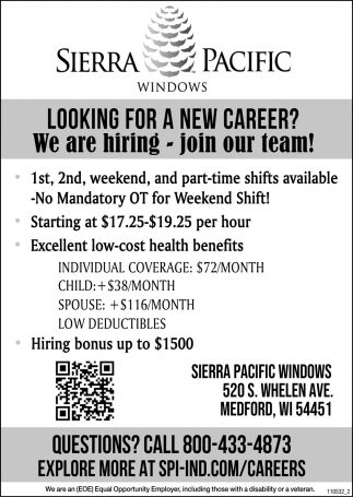 Looking For A New Career?