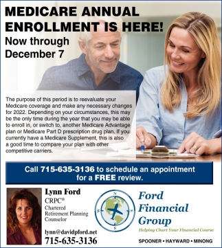 Medicare Annual Enrollment Is Here!