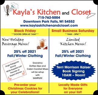 Kayla's Kitchen and Closet