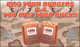 Bag Your Burgers B-4 You Bag Your Bucks