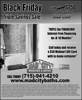 Black Friday Triple Savings Sale!