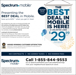 The Best Deal In Mobile Is Here!