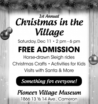 1st Annual Christmas In The Village