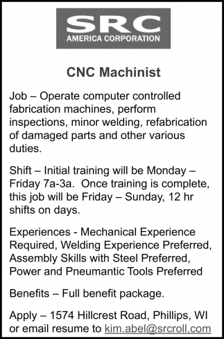 CNC Machinist