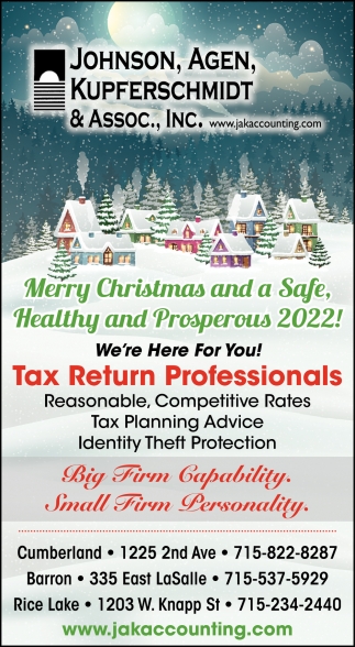 Merry Christmas And A Safe Healthy And Prosperous 2022!