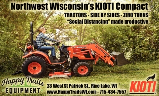 Northwest Wisconsin's KIOTI Compact Tractors