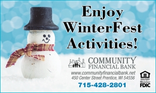 Enjoy WinterFest Activities!