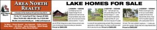 Lake Homes for Sale