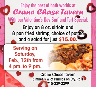 Valentine's Day Surf and Turf Special