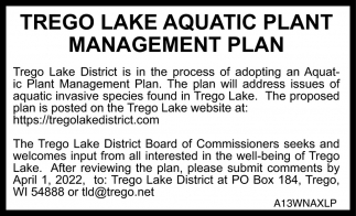 Aquatic Plant Management Plan