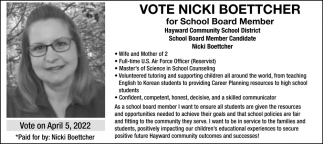 Vote Nicki Boettcher