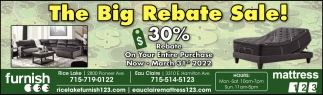 The Big Rebate Sale!