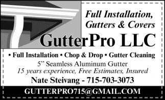 Full Installation, Gutters & Covers
