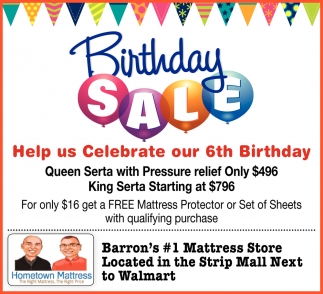 Birthday Sale 
