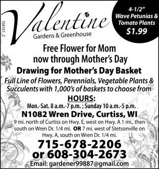 Free Flower For Mom