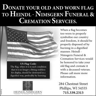 Donate Your Old and Worn Flag 