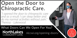 Open The Door To Chriropractic Care