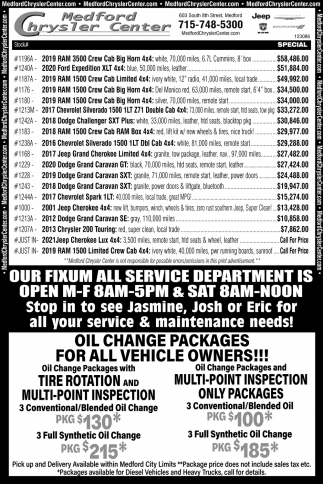 All Service Department