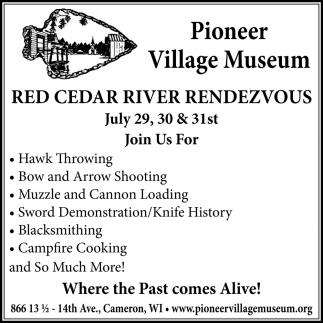 Red Cedar River Rendez Rendezvous